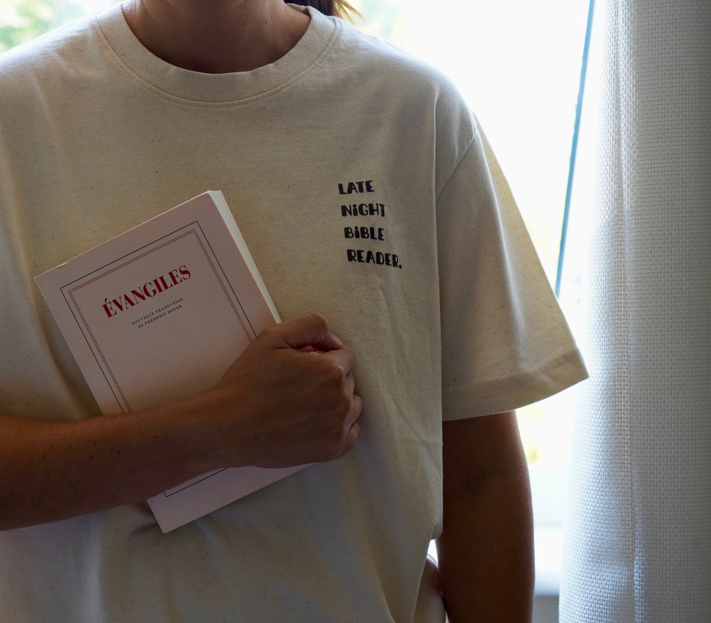 Late Night Bible Reader - Organic Heavyweight Tee
