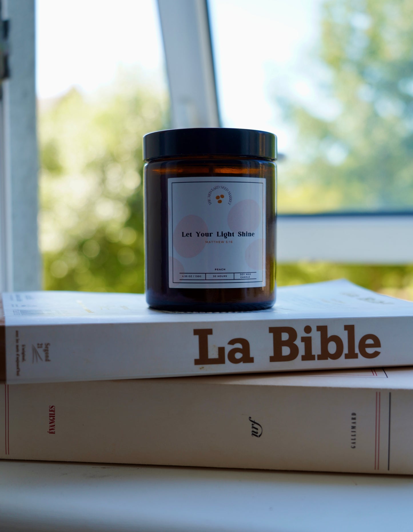 ✨ Soy Wax Candle – “Let Your Light Shine”