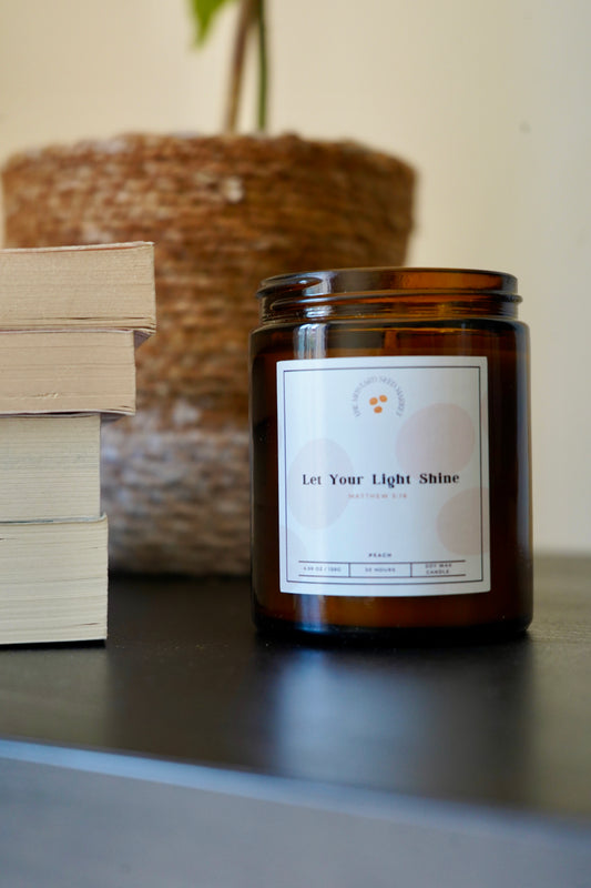 ✨ Soy Wax Candle – “Let Your Light Shine”